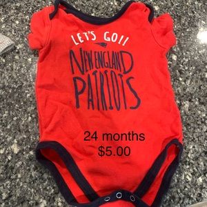 Patriots onesie
